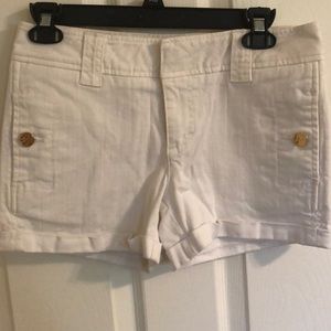 Tory Burch white shorts